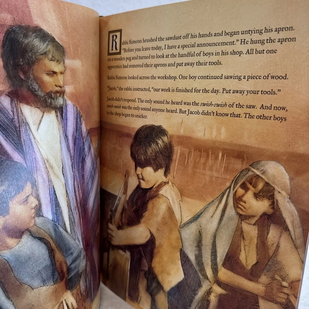 Jacobs Gift Max Lucado Illustrated by Robert Hunt Christian‎ Christmas Book